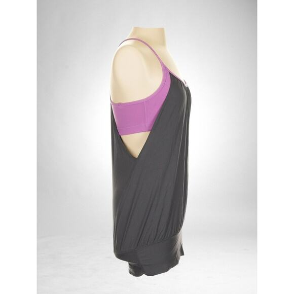 Lululemon Size Small Womens No Limit Tank Graphite Lullure Built in Bra Relaxed - Picture 3 of 5